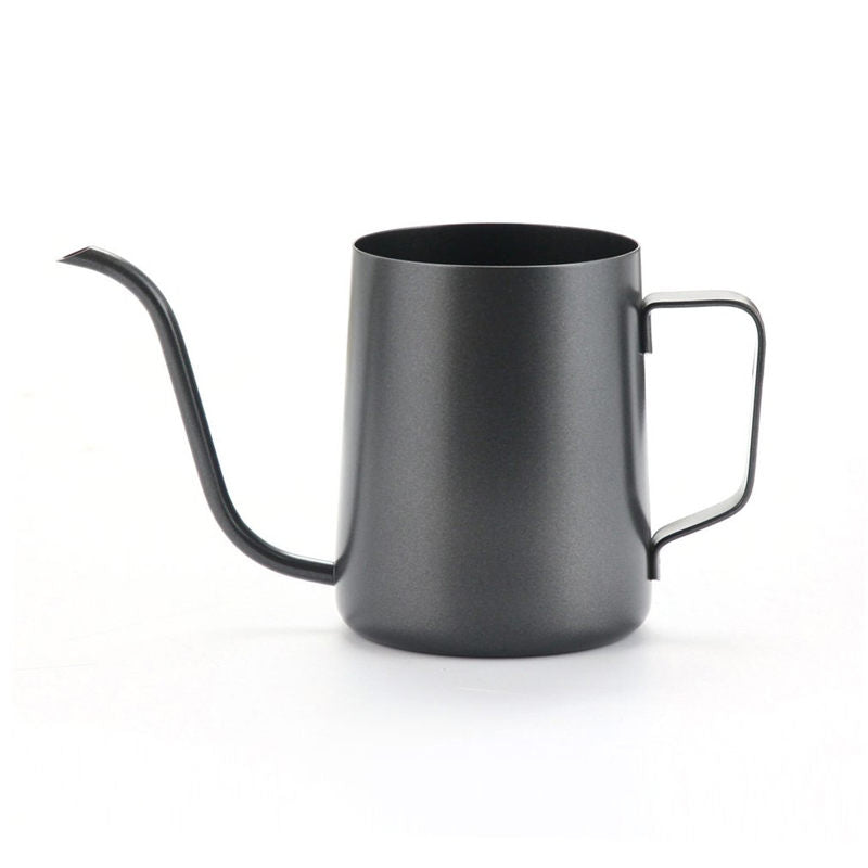 350ml/ 600ml Stainless Steel Coffee Pot Gooseneck Spout Long Mouth Kettle Teapot Coffee Pot Coffee Hand Punch Mounting Bracket